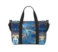Lightning in the Sky, borsa da viaggio con stampa, borsa a tracolla per weekend e viaggi d'affari, leggera