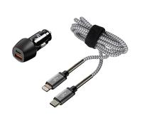 Lightning Kit Pro caricatore Usb doppia presa e cavo ultra resistente