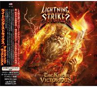 LIGHTNING STRIKES The King Is Victorious Music CD con tracciamento # Giappone...