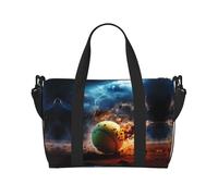 Lightning Tennis - Borsa a tracolla da donna, borsa da viaggio, casual, con cerniera, adatta per lavoro, viaggi, fitness, viaggi