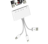 Lightning Tipo C USB a OTG Lettore di Schede SD Micro SD USB C Caricatore Adattatore 5 in 1 Card Reader Per Apple iPhone15 Pro Max Per iPad Macbook Connettore Compact Flash Memory Accessori