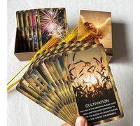LIGHTOF JUSTICE Carriera Oracle Card Deck, denaro e vita Oracle Maps, Oracle Decks ti aiutano a raggiungere obiettivi finanziari e vita, obiettivi e ambizioni di carriera