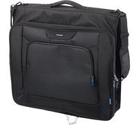 Lightpak Kleidersack aus Polyester, Anzugtasche und Kleidertasche im Business Look mit Schultergurt Porta abiti 60 Centimeters Nero (Schwarz)