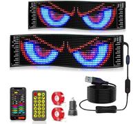 Lightride Devil Eyes, Animated Eyes for Car Windshield Light, Programmable Flexible Dynamic LED Display Soft Screen with App Control and Remote Controller for Cars Trucks (2Pc-23.6 * 4.73 in)