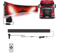 Lightride Devil Eyes - LED Eyes for Car Windshield, Car Eyes Animated LED with Remote Controller, Luces LED De Ojos Para Carro for Windows of Cars (Single Screen, 59 × 6.5 in)