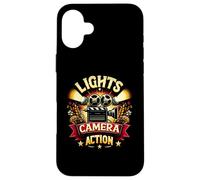 Lights Director Camera Film Azione Film Con Un Film Custodia per iPhone 16 Plus