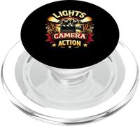 Lights Director Camera Film Azione Film Con Un Film PopSockets PopGrip per MagSafe
