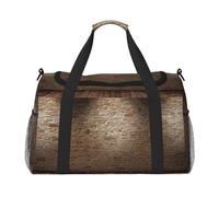 Lights hit The Brick Wall Print Versatility Ample Space Travel Bag Elegante borsa funzionale per attività all'aperto
