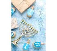 Lights of Reflection: A 6x9 Hanukkah Journal for Gratitude, Faith, and Renewal RIGHT-TO-LEFT for Hebrew writers or left handed writers