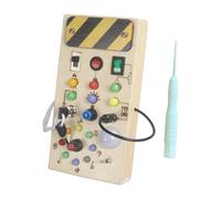 Lights Switch Busy Board Abilità pratiche con le dita per bambini di 2 3 4