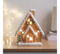 Lights4fun - Casa luminosa di pan di zenzero, decorazione natalizia