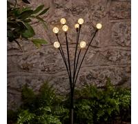 Lights4fun Lampada Solare Lucciole a Luci LED di 70 cm Impermeabile per Giardino Esterni