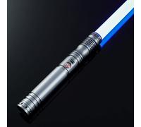 Lightsaber-Heavy Dueling Pro Light Saber-RGB16 colori,cambio colore illimitato,4 set di font sonori,spade laser in metallo da duello 2 in 1 collegabili per regalo,cosplay,oggetti di scena,festa