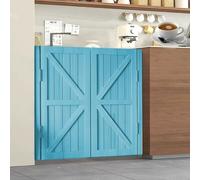LightSaloon DoorsDurable - Divisorio oscillante con cerniere a chiusura automatica e ferramenta, per cucina, bar, ingresso moderno a mezza vita (2 porte, 89,9 x 100,1 cm)