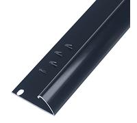 Lightweight 3.5cm Wide Thresholds Reducer,Floor Transition Strip Carpet to Tile, for Indoor Front Door Doorways, Easy to Install(Black,150cm/59.1in)