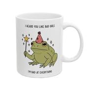 Lightweight Coffee Mug - Decorative Coffee Cup | Insulated Cup with Frog Print, Beverage Drinkware with Compact Handle Grip, Kitchen Drinking Mugs, Drinkware Mug for Home Office Indoor Outdoor