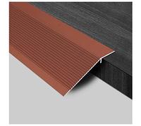 Lightweight Floor Divider Strip Carpet to Tile,T-Molding Flooring Transition Strip, Gap Connecting Floor Bar for Sliding Doors Doorway(Rose Gold,Long 100cm/39.4in)