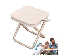 Lightweight Folding Camp Stool - Portable Foldable Camping Chair With Storage Bag, Comfortable Outdoors Seating Stools, Easy Carry Design | Suitable For Fishing Hiking Picnic Beach Outdoor Use