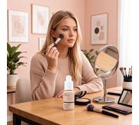 Lightweight Foundation Makeup, Brightening Coverage Liquid Base, with Radiant Finish, Long Wear Foundation for All-Day Comfort, Flawless Liquid Makeup for Women, Ideal Daily Use Formal Events