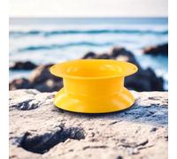 Lightweight Hand Line Reel for Casting No Tangles 16cm | PP plastic build, lightweight carry, no moving parts, easy cast, 12.5cm outer diameter