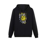 Lightweight Hoodie Big Smile Blink 182 Cotton Blend Sweatshirts L