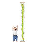 Lightweight Kids Height Chart, Decorative Growth Tracker, Removable Reusable Canvas Wall Chart with Lanyard for Baby Room, Nursery, Playroom, Home Decor, 160 g, Multicolor