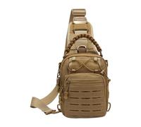 Lightweight Nylon Sling Rucksack Bag | Trendy Lightweight | Mens Sling Bag Small Chest Pack | Storage Pocket Backpack Travel Accessories for Workout, Hiking,