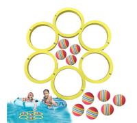 Lightweight Pool Throwing Ball, Floating Tossing Toy, 12.6x12.2in Water Sports Accessory, Authentic Quick-Dry Material, Fun Pools Accessory for Thanksgiving, Children’s Day