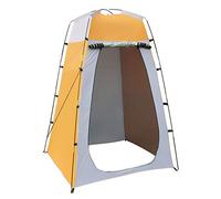 Lightweight Portable Camping Tent Shower Tent Awning Canvas Folding Outdoor Toilet Room for Privacy Showing Changing Clothes,Orange