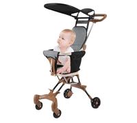 Lightweight Stroller, Portable Travel Stroller, Airplane Car Trunk with Sturdy Detachable Canopy Design, Transport Accessory with Compact Ergonomic Structure, Easy Folding Stroll