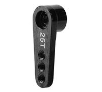 Lightwight 25T 1.1 Pollici Servo Sterzo Preciso Mezzo Braccio Corno, Servo Sterzo Braccio Corno Parti, per Rc Model Toy Hsp 1/10 Truck(Black)