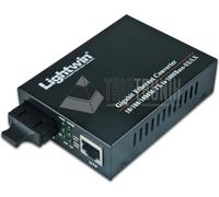 Lightwin Gigabit Media Converter 1000Base-SX Singlemode, SC, 20km