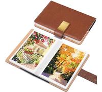 LIGHTWISH Blocco di Acquerello per Esterni, 20 Fogli A5 - Carta 100% Cotone 300 g/m², Texture Cold-Pressed per Paesaggi e Texture - Senza Acidi, per Gouache - 14x21 cm, Marrone