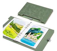 Lightwish Quaderno per schizzi ad acquerello, 100% cotone privo di acidi, 300 g/m², carta per acquerelli pressa a caldo per artisti, adulti, studenti, 20 fogli, 23 x 15 cm