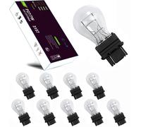 LIGHTWORLD24 10 Pezzi Lampadine Alogene T25 P27/7W 3157 12V 27/7W, Ricambi Lampa