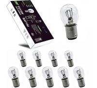 LIGHTWORLD24 10 x Lampadina Auto BAY15D P21/5W 24V 21W+5W Lampadina Stop/Freno/Fanale Posteriore Bulb per Camion Furgone