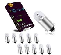LIGHTWORLD24 10x Lampadine T4W BA9s 12V 4W - Lampada luce di parcheggio per auto, illuminazione interna, lampada segnalazione