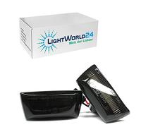 LIGHTWORLD24 LED Frecce Laterali di Ricambio per Opel Corsa D Corsa E Adam Astra H Insignia A Meriva B Zafira - Lampadina Freno Auto Nera Canbus Senza Errori