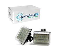 LIGHTWORLD24 Luci LED per targa per Mazda CX-7 (2007-2012) e CX-5 (2013-2014), lampadine LED SMD, CanBus senza errori, luce bianco xenon 6000K, 2 pezzi