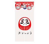 LIGICKY Noren - Tenda per porta in stile giapponese, con stampa Daruma, per decorazione domestica, 85 x 180 cm