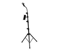 LIGIGWASH 1 set Microfonico da con Treppiede Asta Microfono Regolabile per Concerti Karaoke Streaming Include Clip per Microfono