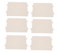 LIGIGWASH 10 pezzi Copertura Mica per Microonde Piastra Isolante Termica e Resistente al Calore Copripiatto Adatto alla Maggior Parte dei Microonde Fogli di Resina Antigrasso e Fiamma
