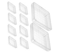 LIGIGWASH 10 Pezzi Piatti Petri Quadrati con Trasparente per Colture Cellulari e Microrganismi Piastre Laboratorio per Biologia Microbiologia e Progetti Scientifici Scolastici