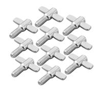 LIGIGWASH 10 pezzi Viti Fissaggio Piatti per Batteria Set Lega di Alluminio per Kit Batteria Accessori Professionali per Stabilità e Durata