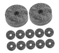LIGIGWASH 15 Pezzi Panno per Piatti da Batteria Spesso e Antivibrazione per Protezione Cymbal e Riduzione Rumore Accessori per Set Batteria Compatibili con Hihat e Supporti