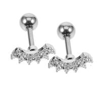 LIGIGWASH 1paio Orecchini Vite Zircone Incastonato Per Donne Design Elegante e Leggero Orecchini Per Look Giornaliero e Occasioni Speciali