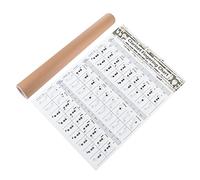 LIGIGWASH 1pezzi Tabella Di Pratica Per Accordi Per Clarinetto Poster Per Principianti Guida Alle Dita Tabella Di Riferimento Per Apprendimento