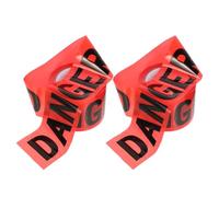 LIGIGWASH 2 Nastro Segnaletico Non-adesivo da Nastro Avvertimento per Sicurezza e del Crimine Rosso per Aree Pericolose e Macchinari
