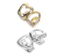 LIGIGWASH 2 Pezzi di per Denti per Griglie per Denti con Griglie per A Cappucci per Decorazioni per per Cappucci per