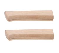 LIGIGWASH 2 Pezzi Legno Faggio per da Chef Impugnatura Antiscivolo Sostitutiva Clip Facile da Installare Manici Resistenti per Japanese Knife Part